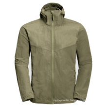 Hooded lightweight mens windbreaker jacket lakeside jacket water repellent